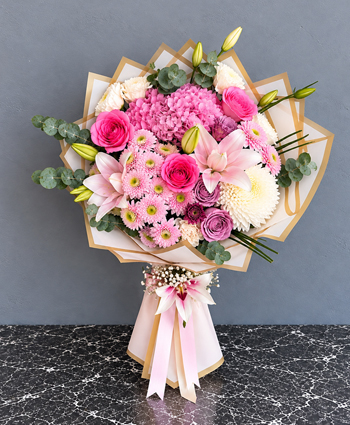 Pudra Pembe Premium Buket